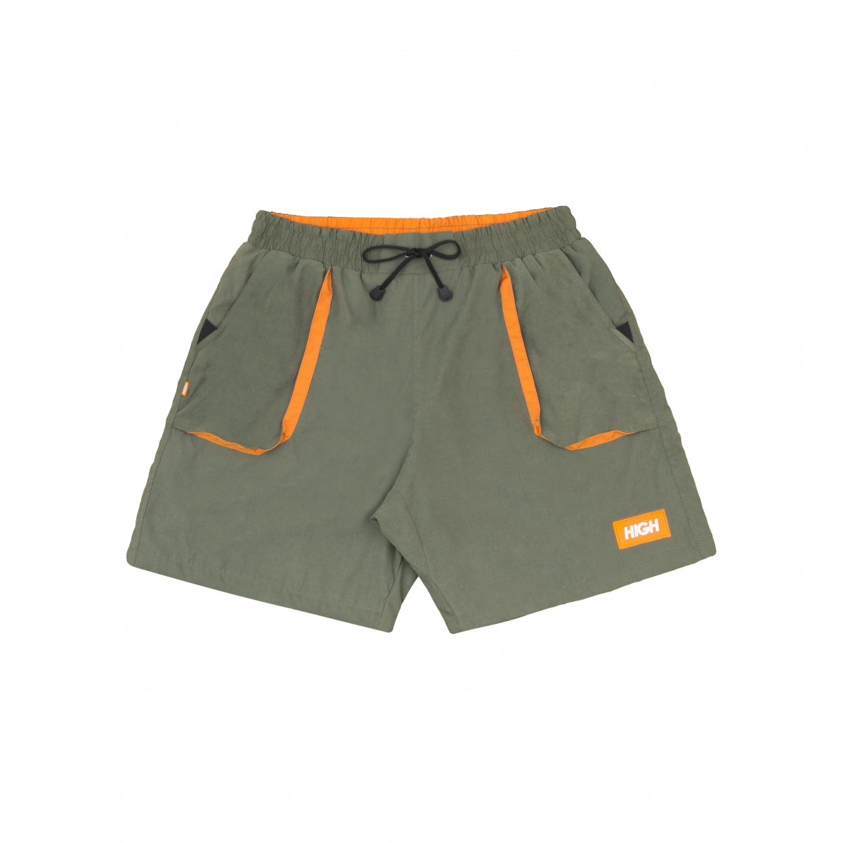 HIGH - Shorts Cargo Green/Orange - Slow Office
